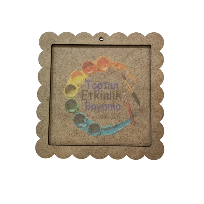 Kare Mozaik Seti – Çocuklar İçin Renkli Etkinlik ve Sanat Atölyesi Ürünü | MDF Mozaik Çerçeve