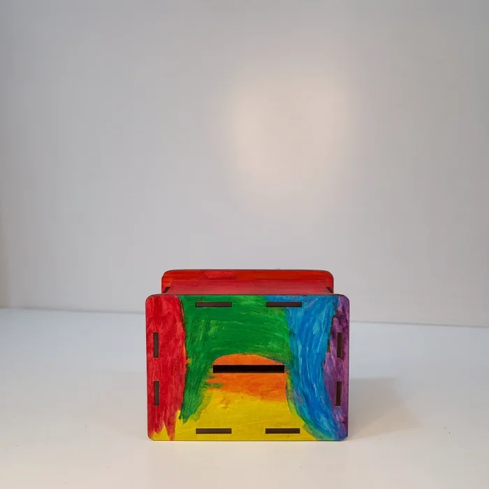 Karne Hediyesi Hedef Kumbara Ahşap Boyama Seti | Tatil Kumbara ve Tasarruf Etkinliği | MDF Kumbara (TOPTAN)