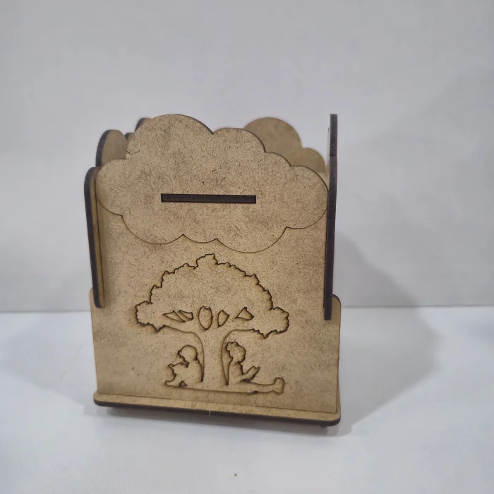 Karne Hediyesi Hedef Kumbara Ahşap Boyama Seti | Tatil Kumbara ve Tasarruf Etkinliği | MDF Kumbara (TOPTAN)