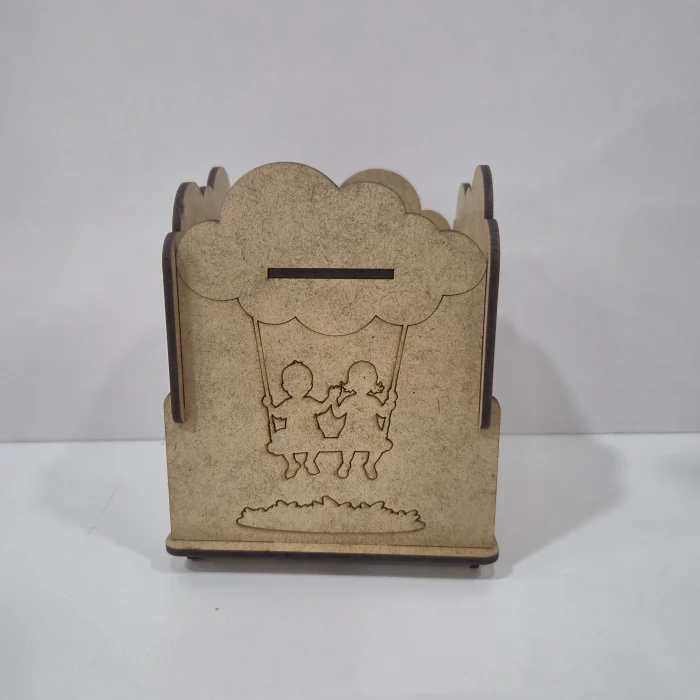 Karne Hediyesi Hedef Kumbara Ahşap Boyama Seti | Tatil Kumbara ve Tasarruf Etkinliği | MDF Kumbara (TOPTAN)