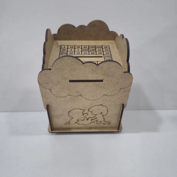 Karne Hediyesi Hedef Kumbara Ahşap Boyama Seti | Tatil Kumbara ve Tasarruf Etkinliği | MDF Kumbara (TOPTAN)