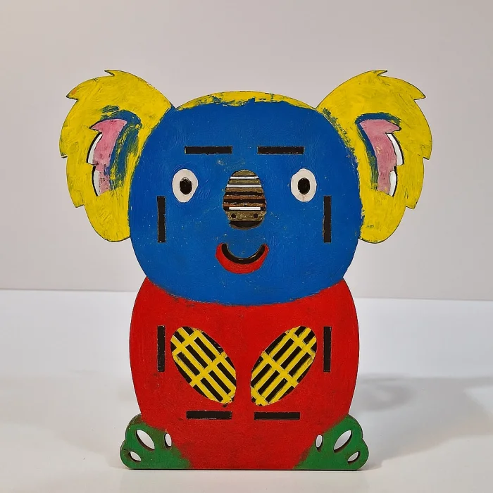 Koala Kumbara Ahşap Boyama Seti | Çocuklar İçin Eğitici MDF Etkinlik | Ahşap Kumbara (TOPTAN)