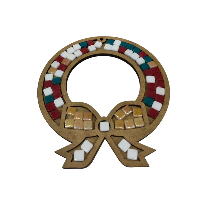 Kurdele Mozaik Seti – Ahşap Mozaik Baz + Mozaik (Toptan Etkinlik Ürünü)