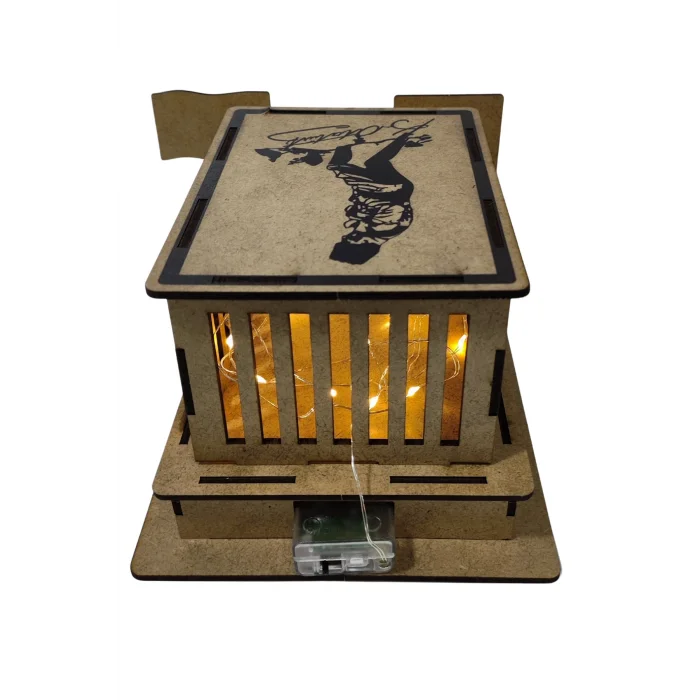 LED’li Yazılı Anıtkabir Ahşap Boyama Seti | Atatürk Temalı Işıklı MDF Etkinlik Ürünü (Demonte)