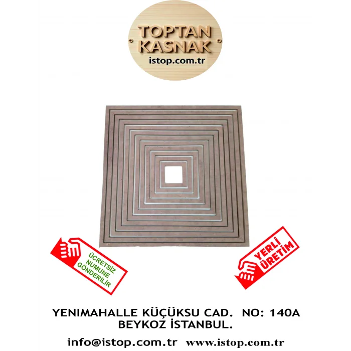 Makrome İçin Kare MDF Kasnak - 4 mm (30x30 cm)