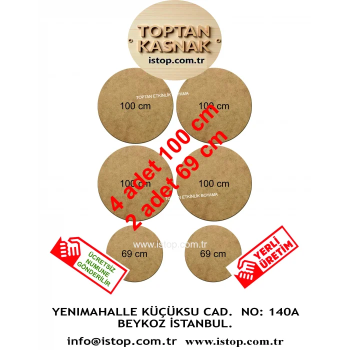 MDF Boyama Seti – Toptan Ahşap Boyama Çemberler