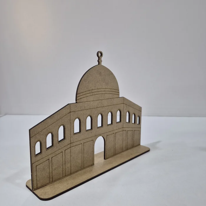 Mescid-i Aksa 2D Ahşap Boyama Seti | Çocuklar İçin Eğitici İslami Etkinlik | MDF Dini Boyama Ürünü (TOPTAN)