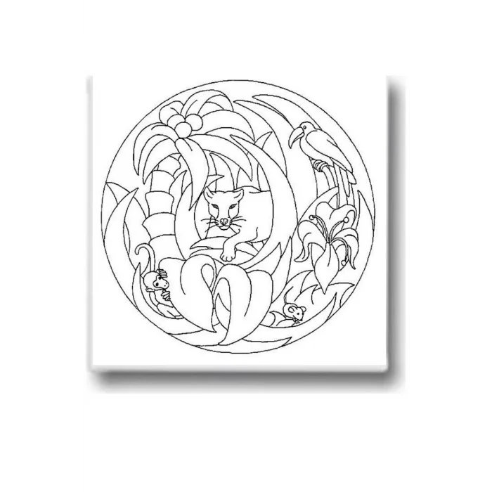 Oman Hayvanları Temalı Tuval Seti | Atölye Etkinlik 20x20 Tuval (6’lı Boya + Fırça Dahil)