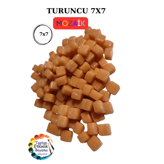 100 Gram Renkli Mozaik Seti – 7x7 mm| Çocuk Etkinlik ve Sanat Projeleri İçin