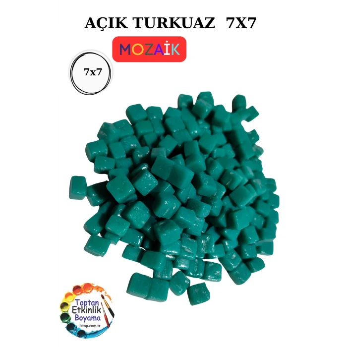 100 Gram Renkli Mozaik Seti – 7x7 mm| Çocuk Etkinlik ve Sanat Projeleri İçin