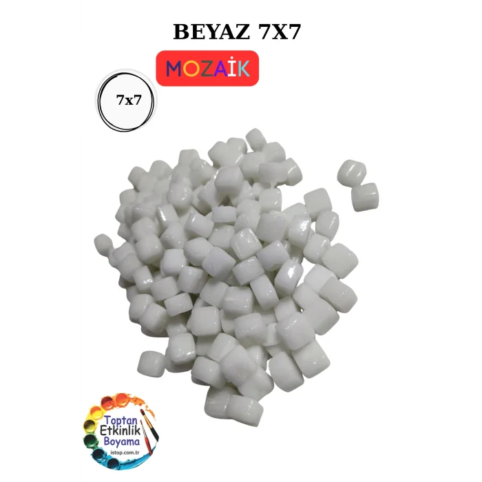 100 Gram Renkli Mozaik Seti – 7x7 mm| Çocuk Etkinlik ve Sanat Projeleri İçin