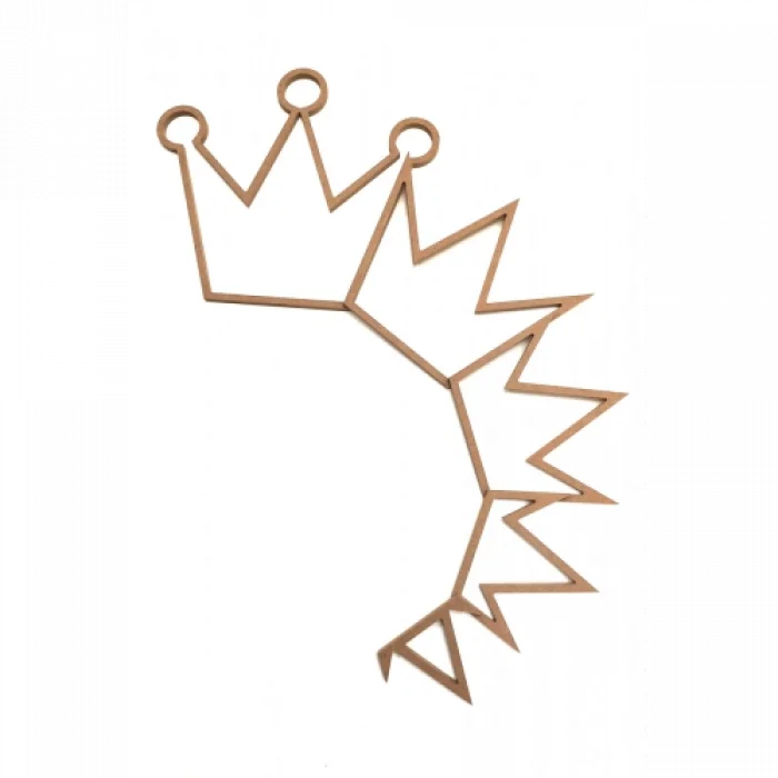 Taç Şeklinde MDF Kasnak - 4 mm