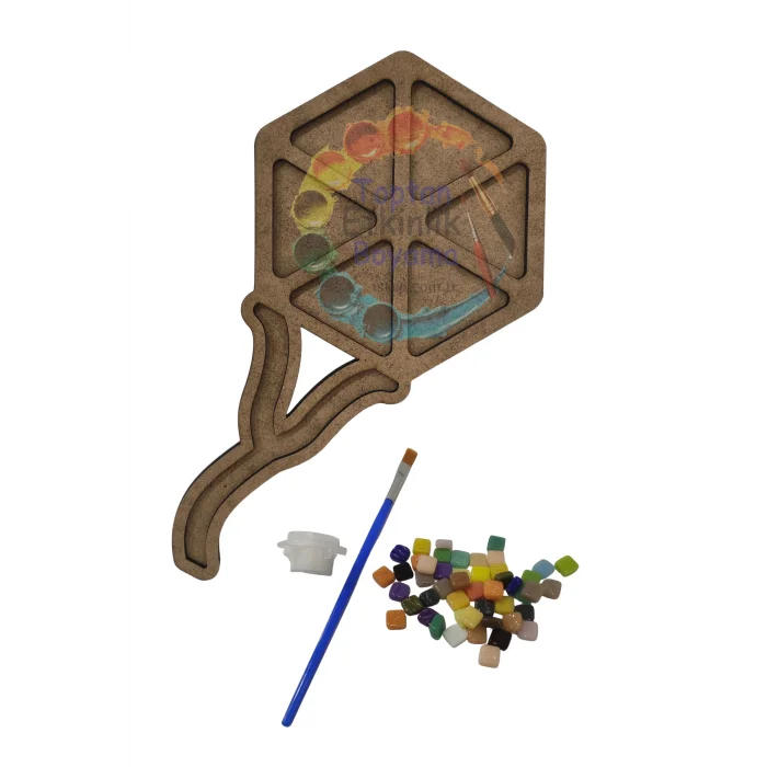 Uçurtma Mozaik Yapma Seti | MDF Mozaik Baz | Mozaik Taş Etkinlik Ürünü