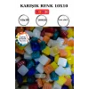 200 Gram Renk Mozaik Taş – 10X10 mm | Mozaik Atölye Seti | Cam Mozaik