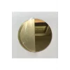 Dekoratif Yuvarlak Gold Ayna Pleksi Duvar Süsü 2 Adet ( Yapışkanlı )