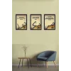 3 Parça Çerçeve Görünümlü Mdf Tablo Seti Dini Tablo