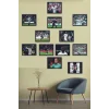 12li Set Çerçeve Görünümlü 11i Beşiktaş Logo Mdf Tablo