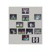 12li Set Çerçeve Görünümlü 11i Beşiktaş Logo Mdf Tablo