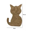 6 Adet Sevimli Kedi Ahşap Boyama Ürünü | Çocuklar İçin MDF | Eğitici Etkinlik 13.5 CM