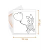 Piglet Temalı Tuval Seti | Atölye Etkinlik 20x20 Tuval (6’lı Boya + Fırça Dahil)