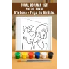 Scobby Doo Temalı Tuval Seti | Atölye Etkinlik 20x20 Tuval (6’lı Boya + Fırça Dahil)