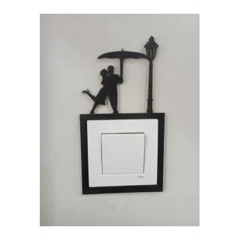 Mdf Priz Çerçevesi Sevgili Temalı