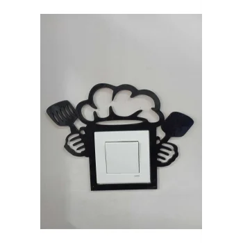 Dekoratif Şef Mutfak Priz Kenarı Süsü