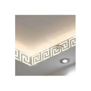 Labirent Dekoratif Gümüş Pleksi Ayna Duvar Dekor Süs 40x Adet 7x7