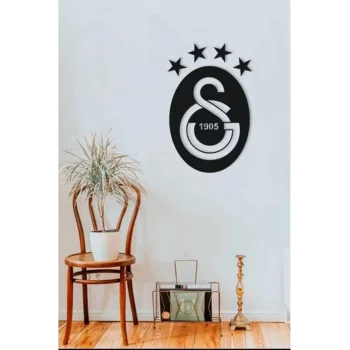 Ahşap Galatasary Duvar sanat Amblem Sembol Tablo Hediyelik Eşya