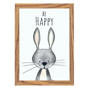 Çocuk Odası İngilizce Dekoratif Retro Mdf Tablo ( Çerçeve Görünümlü ) Hayvanlar