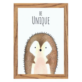 Çocuk Odası İngilizce Dekoratif Retro Mdf Tablo ( Çerçeve Görünümlü ) Hayvanlar