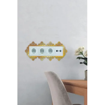Dekoratif Pleksi Priz Anahtar Çerçevesi Priz Kenarı Süsü