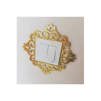Dekoratif Pleksi Priz Anahtar Çerçevesi Priz Kenarı Süsü