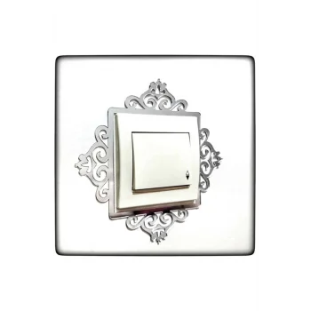 Dekoratif Pleksi Priz Anahtar Çerçevesi Priz Kenarı Süsü
