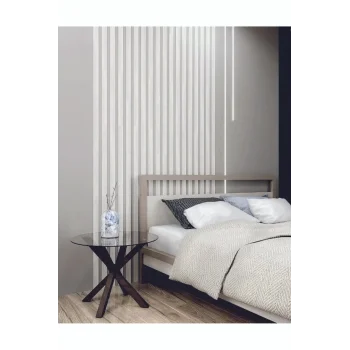 Dekorasyon Ahşap Şerit Duvar Panelleri Duvar Çıtası Iskandinav  (5ADET) 40x4cm