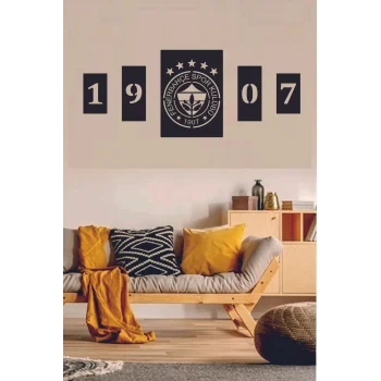 5 li Tablo - Kanvas Tablo - Futbol Tablo