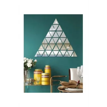 Üçgen (5x5) Pleksi Ayna (kendinden Yapışkanlı) 36 Adet