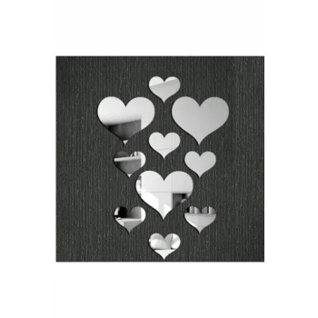 Dekoratif Kalpler Ayna Pleksi Ofis Ev Aynalı