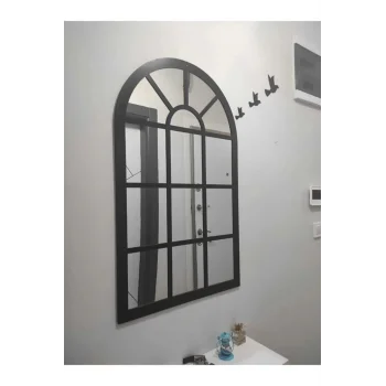 Dekoratif Pencere Ayna Pleksi Aynalı Kullanıma Hazır 60x40 Cm