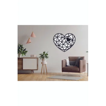 Kalp 3mm Ahşap Mdf Lazer Kesim Tablo