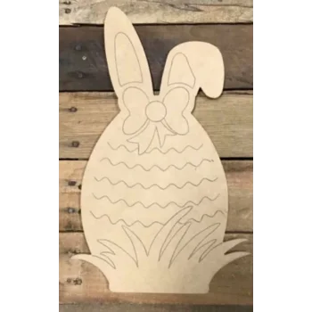 Ahşap Boyama Sevimli Yumurta