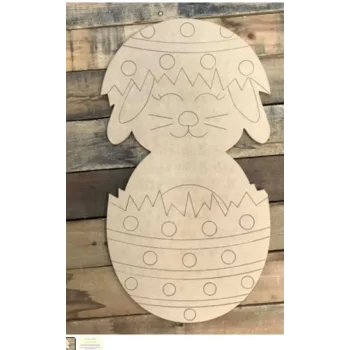 Ahşap Boyama Yumurta Kedi