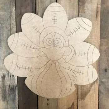 Ahşap Boyama Tavus Kuşu