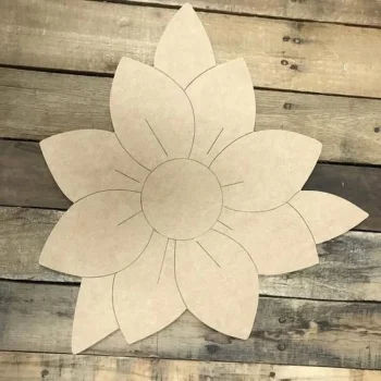 Ahşap Boyama Çiçek