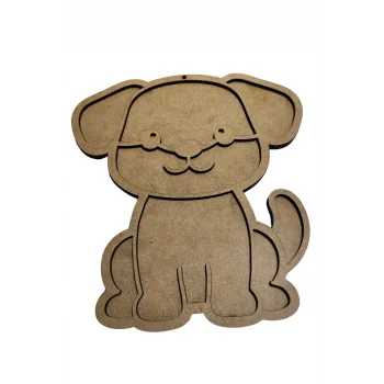 Köpek Mozaik Seti | Çocuklar İçin Eğitici ve Eğlenceli Mozaik Etkinlik Ürünü | MDF Mozaik Boyama