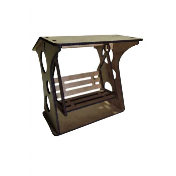 Büyük Boy Salıncak Boyama Seti | Çocuklar İçin Ahşap Boyama Etkinlik Ürünü | MDF Dekoratif Salıncak