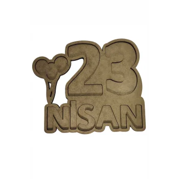 23 Nisan Bayramı Mozaik Seti | Çocuklar İçin Eğitici Mozaik Etkinlik Ürünü | MDF 23 Nisan Boyama