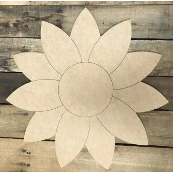 Ahşap Boyama Çiçek