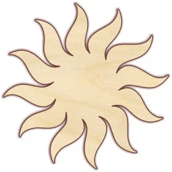 Ahşap Boyama Güneş