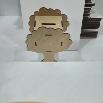 Ahşap Boyama Kumbara Seti | Ağaç Şeklinde Çocuk Etkinlik Ürünü | MDF Boyama Atölyesi (TOPTAN)